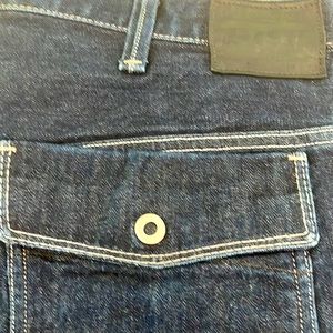Levis 569 flap back pockets dark blue worn a few times W40xL32